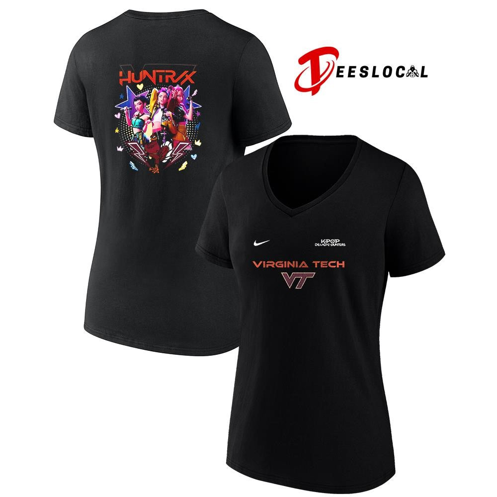 Virginia Tech x Kpop Demon Hunters graphic shirt