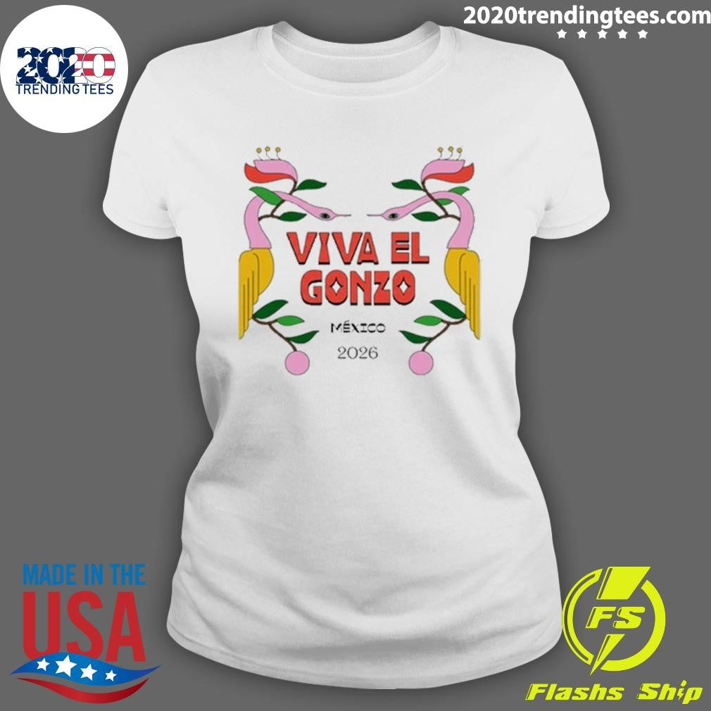 Viva El Gonzo Golden Mangrove Mexico 2026 Tee Shirt