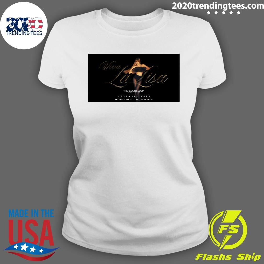 Viva Lalisa The Colosseum Caesars Palace November 2026 Shirt