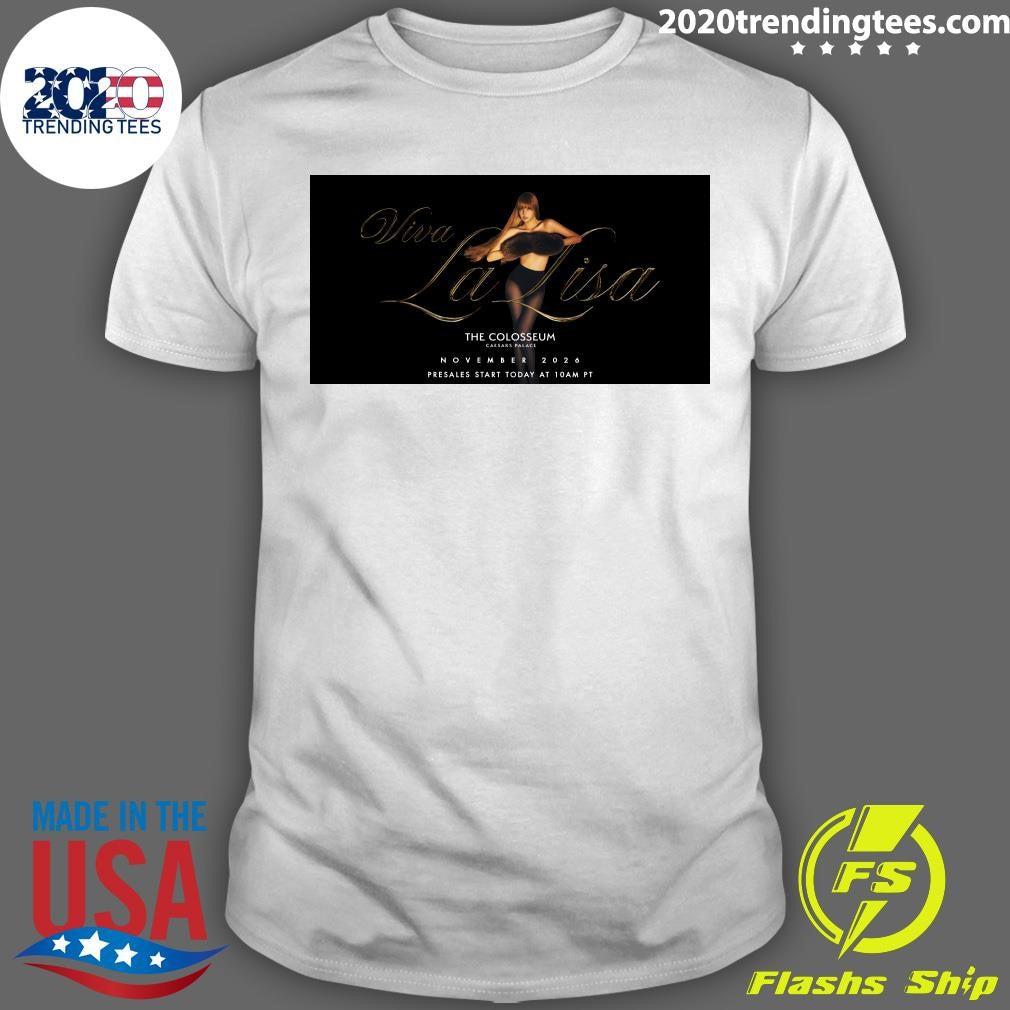Viva Lalisa The Colosseum Caesars Palace November 2026 Shirt