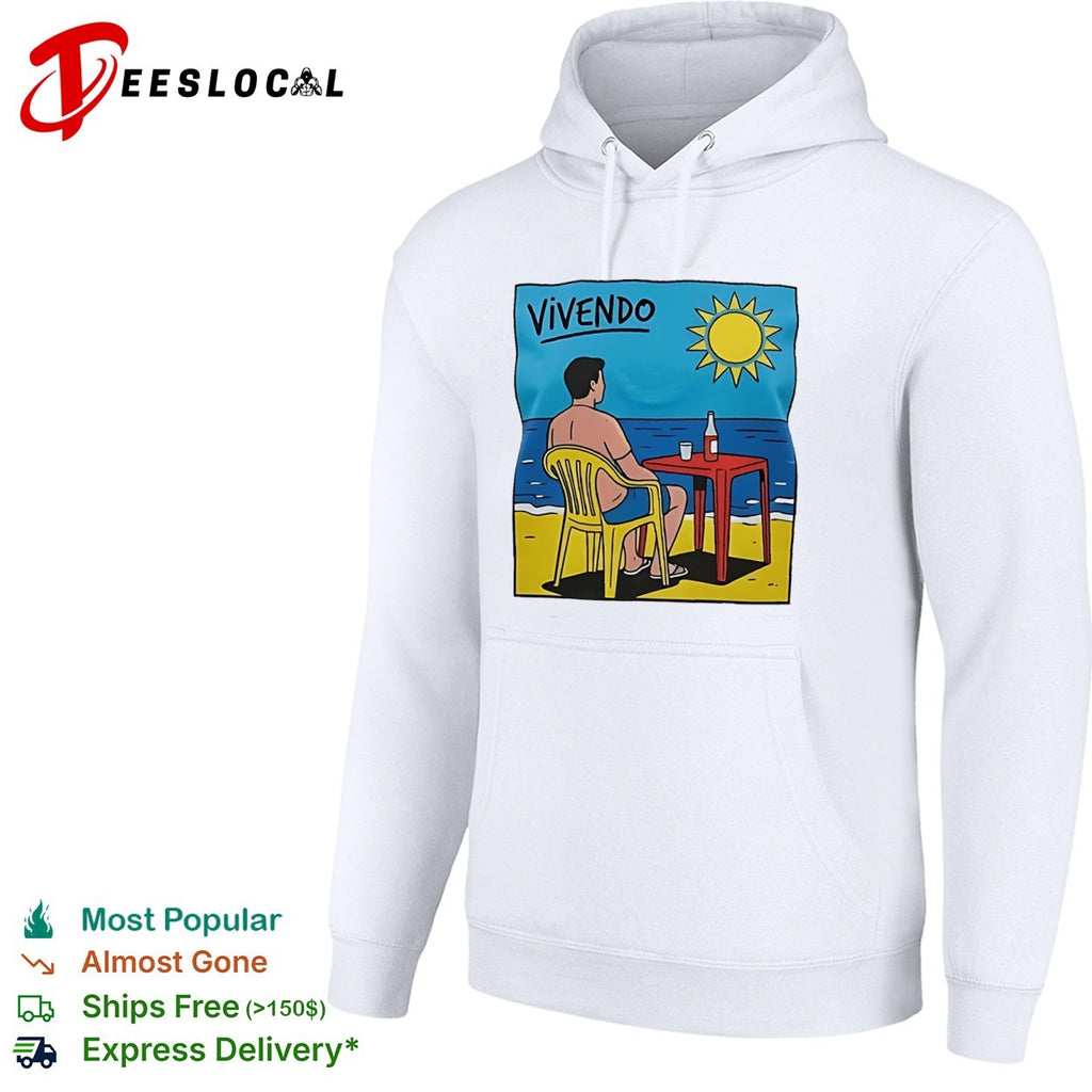 Vivendo Beach Summer Scene Aesthetic Leisure shirt