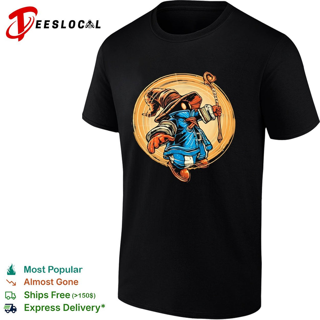 Vivi Ornitier Final Fantasy Magic Staff Wizard Fantasy Character shirt