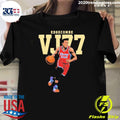 Vj Edgecombe Rising Star Number 77 Basketball Cartoon Shirt