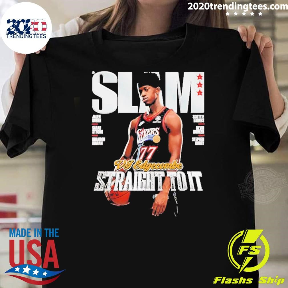 Vj Edgecombe Straight To It Philadelphia 76ers Shirt