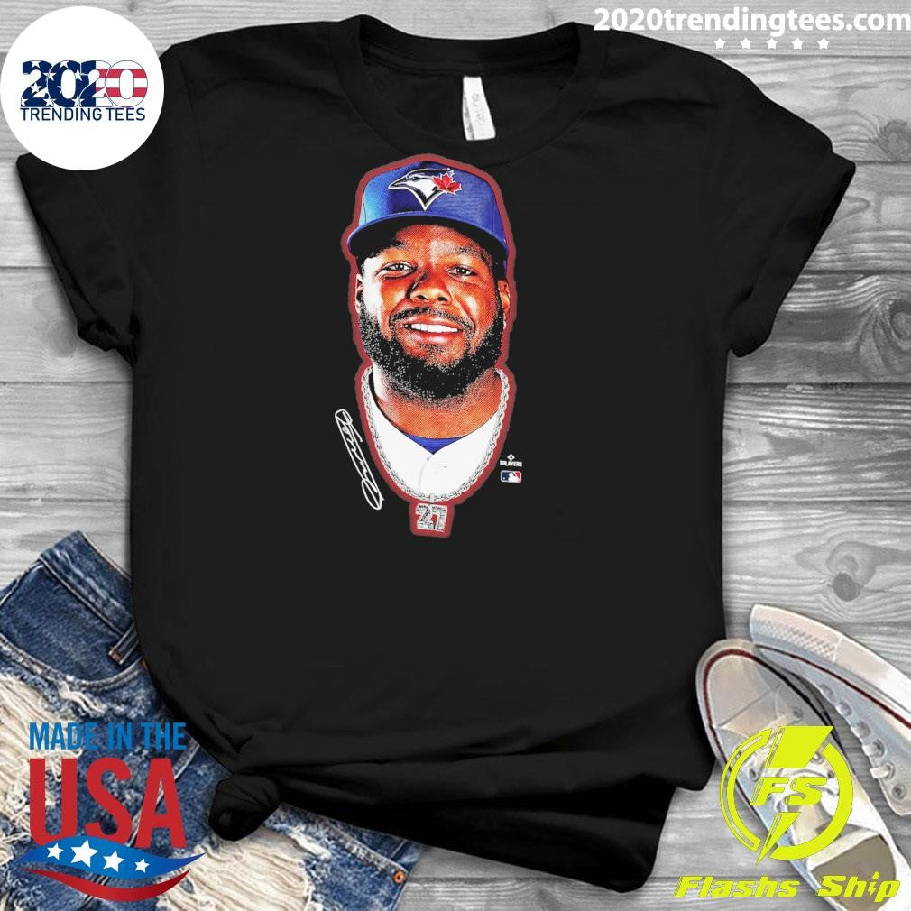 Vladimir Guerrero Jr. Toronto Blue Jays Outerstuff Youth Headliner Signature Shirt