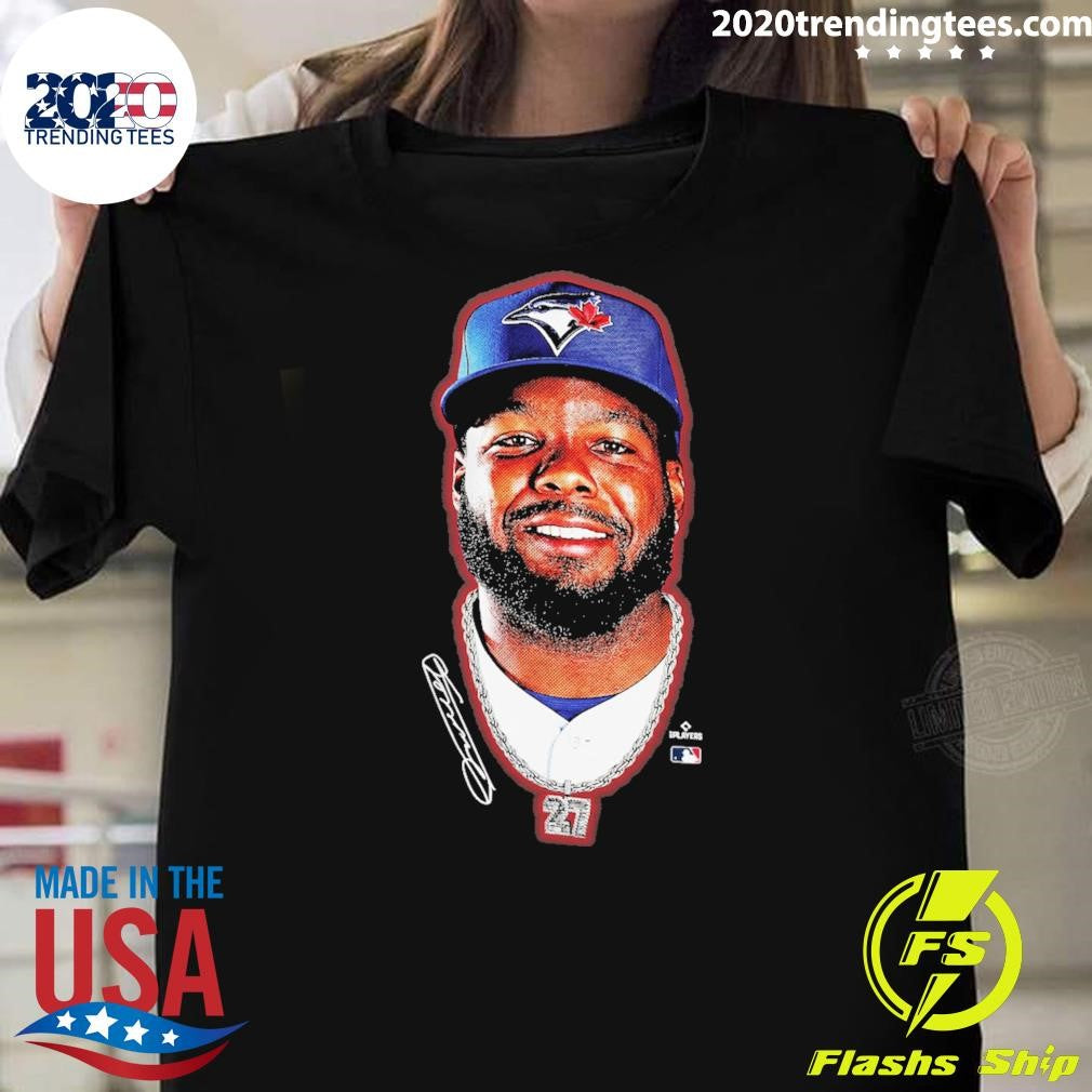 Vladimir Guerrero Jr. Toronto Blue Jays Outerstuff Youth Headliner Signature Shirt
