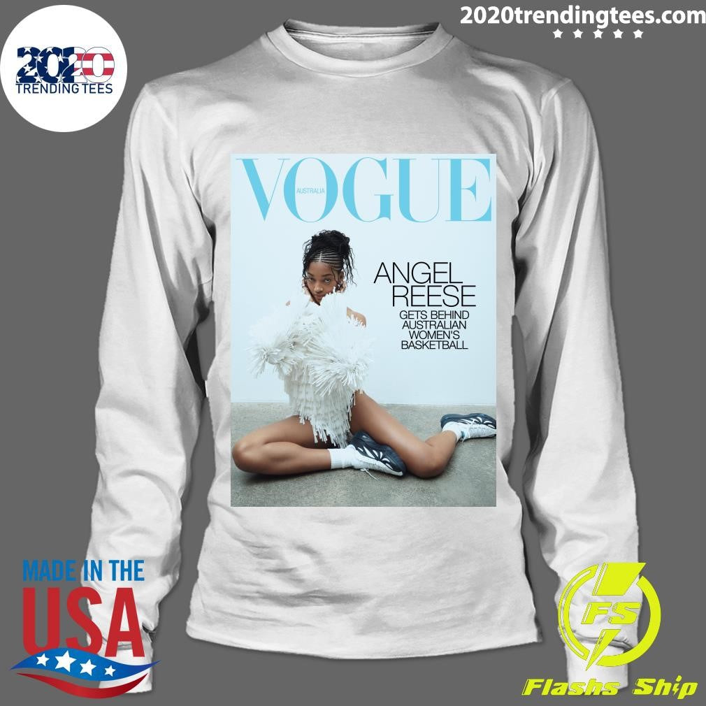 Vogue Australia Angel Reese Gets Behind Australian Women’s Basketball Shirt