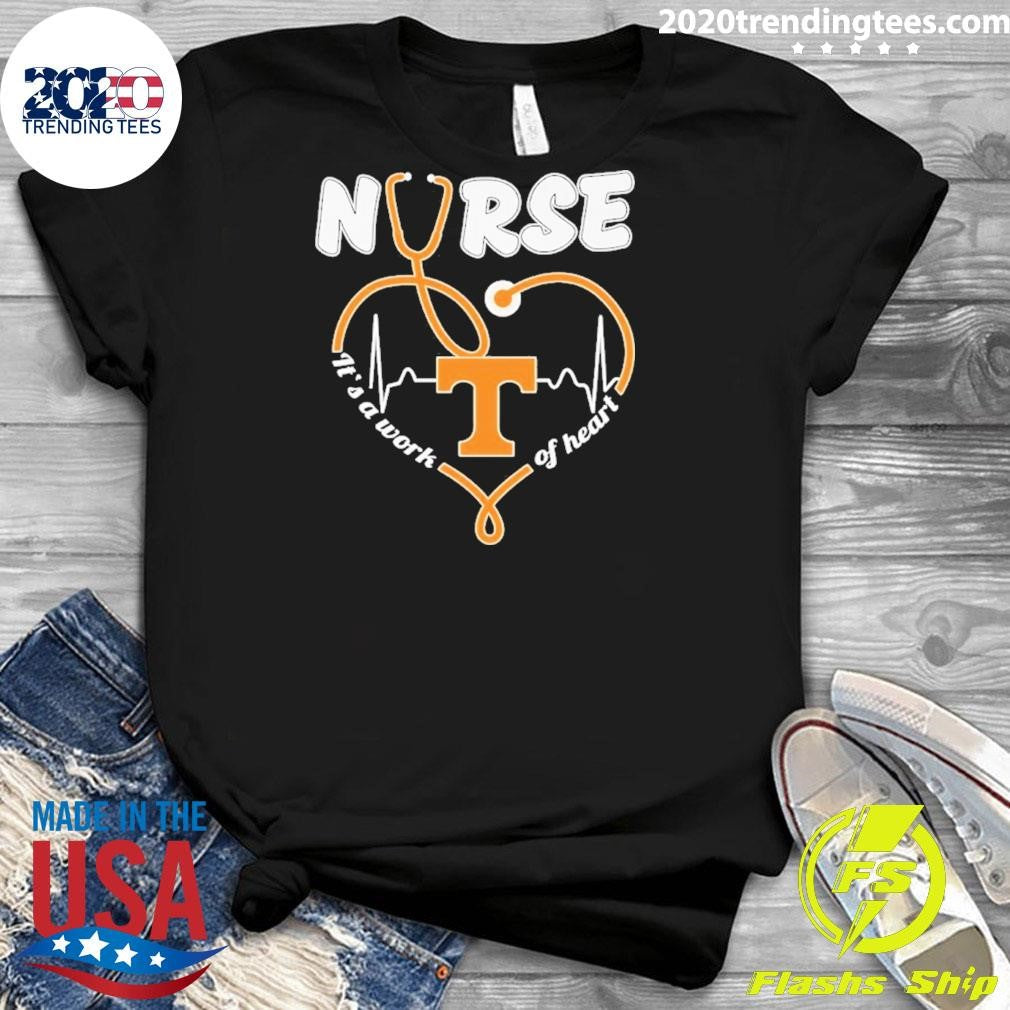 Volunteers Heartbeat 2026 Nurse It’s A Work Of Heart Shirt