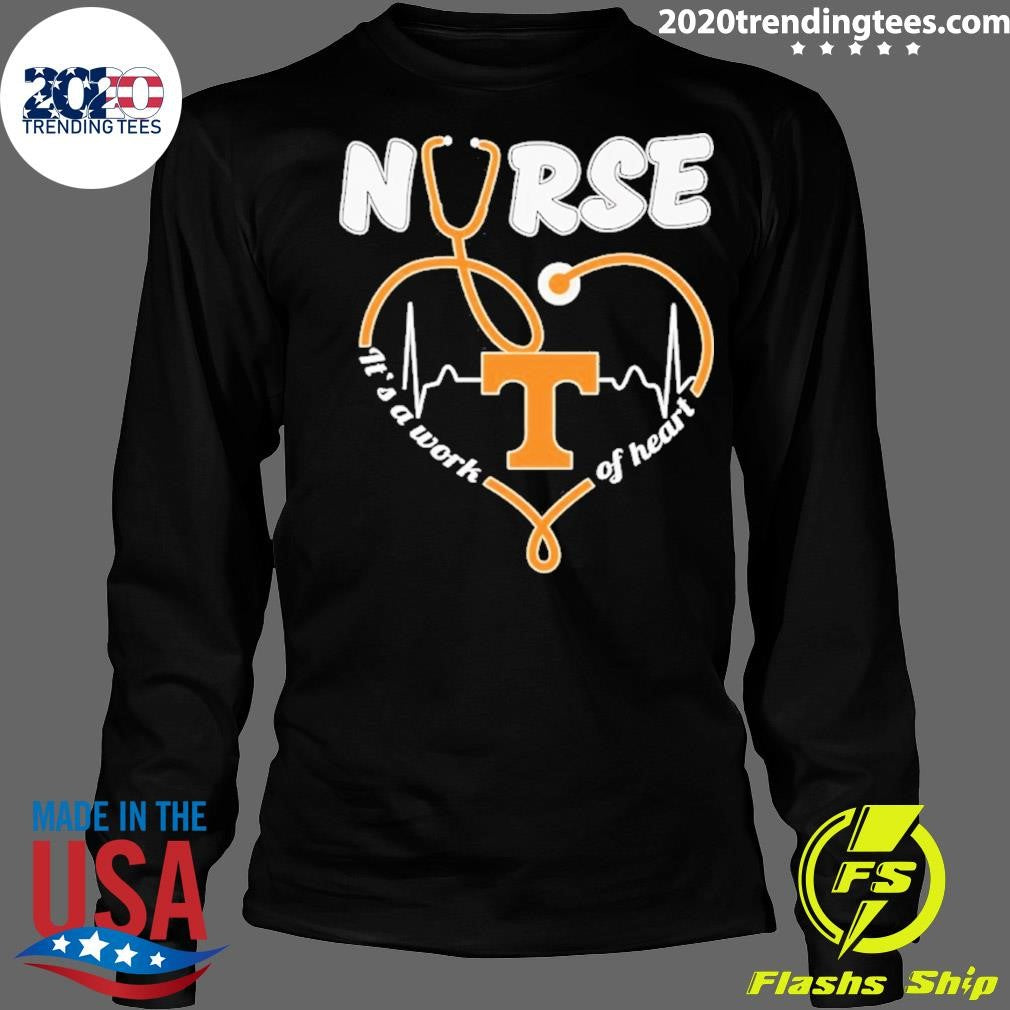 Volunteers Heartbeat 2026 Nurse It’s A Work Of Heart Shirt