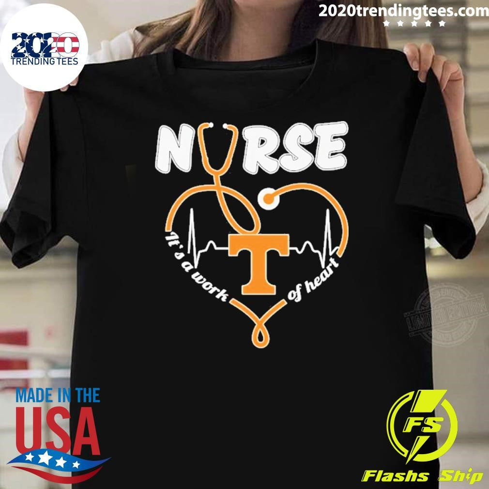 Volunteers Heartbeat 2026 Nurse It’s A Work Of Heart Shirt