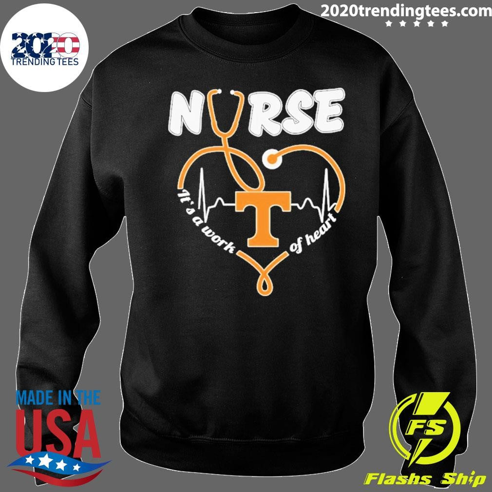 Volunteers Heartbeat 2026 Nurse It’s A Work Of Heart Shirt