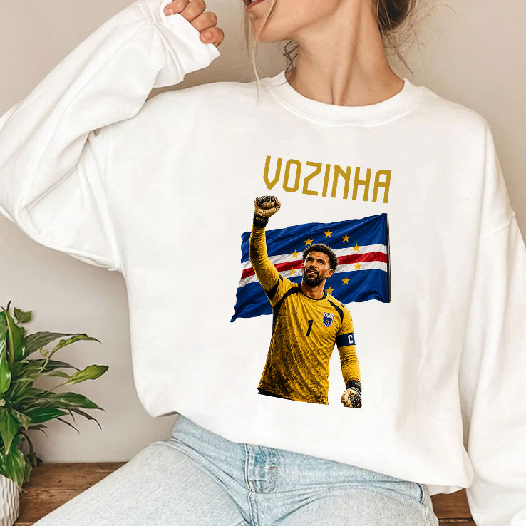 Vozinha Cape Verde National Football Team No 1 T Shirt