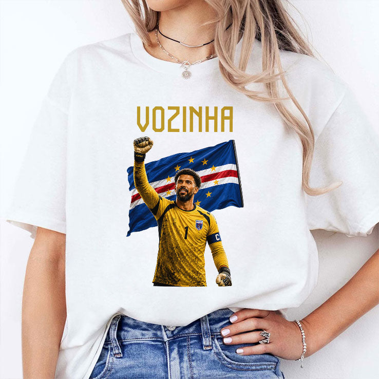 Vozinha Cape Verde National Football Team No 1 T Shirt