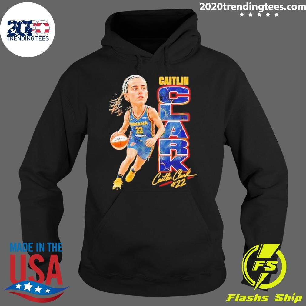 WNBA Caitlin Clark 22 Indiana Fever Basketball Caricature Shirt