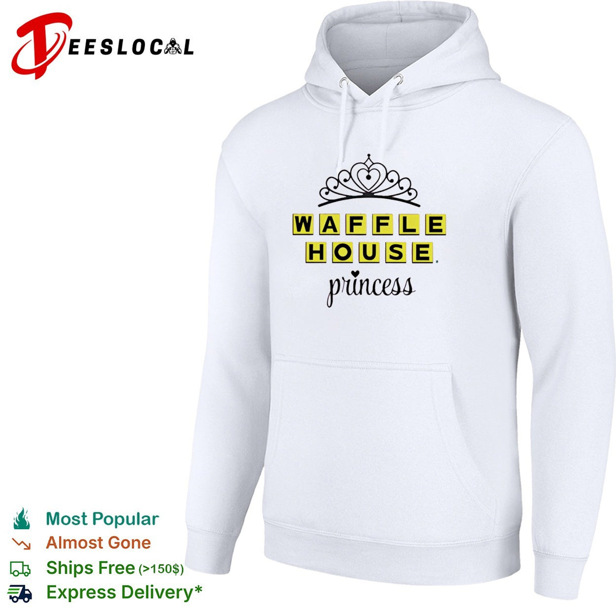 Waffle House Princess Crown shirt