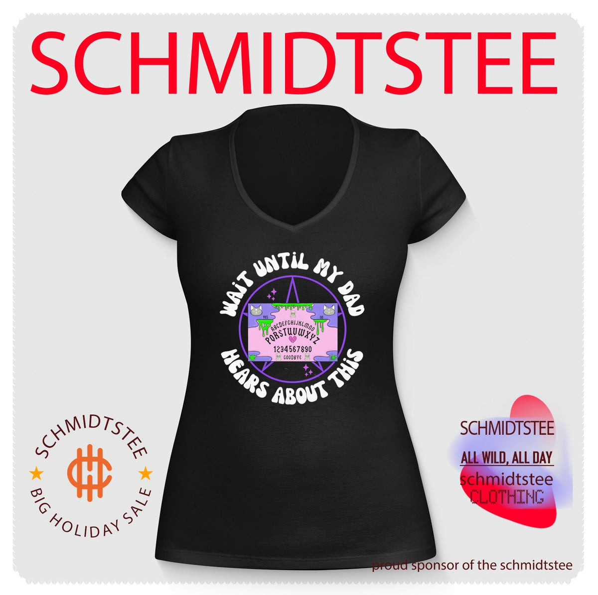 Wait until my dad hears about this ouija board shirt