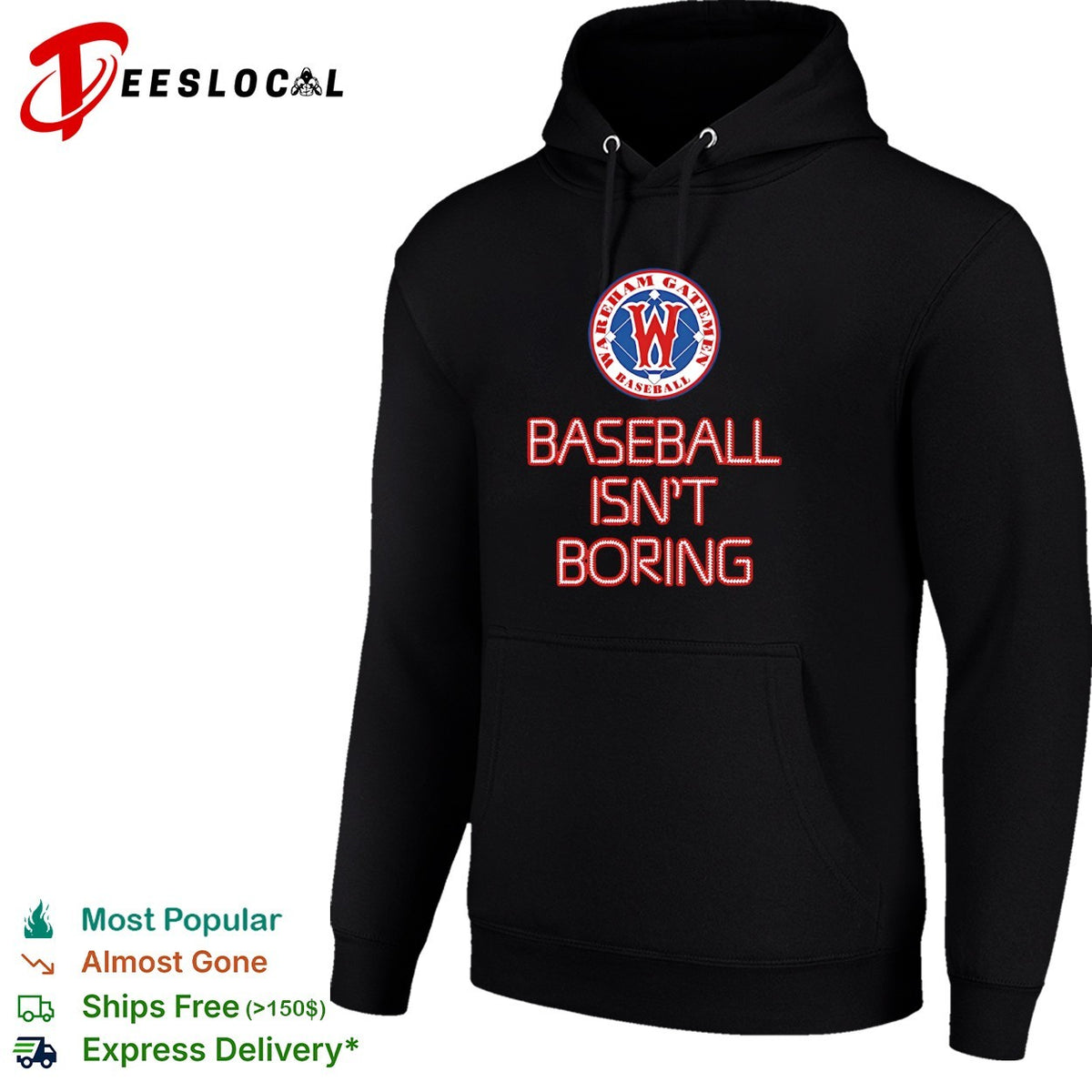 Wareham Gatemen Baseball Isn’t Boring shirt
