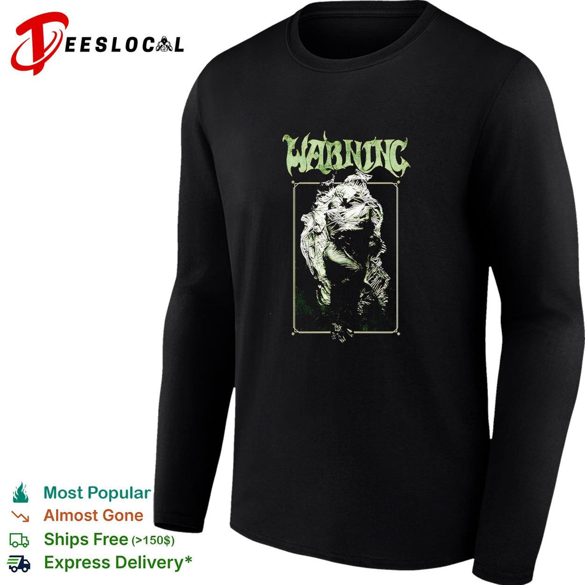 Warning The Doom Metal Band Patrick Walker Band Logo Heavy Metal Music Fan shirt