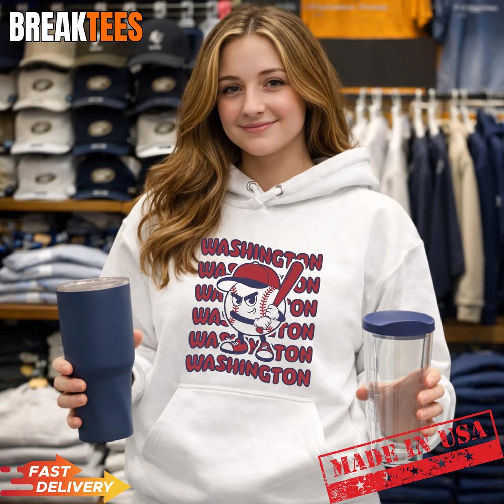 Washington Baseball Retro Mascot Shirt