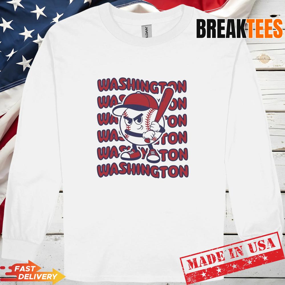 Washington Baseball Retro Mascot Shirt