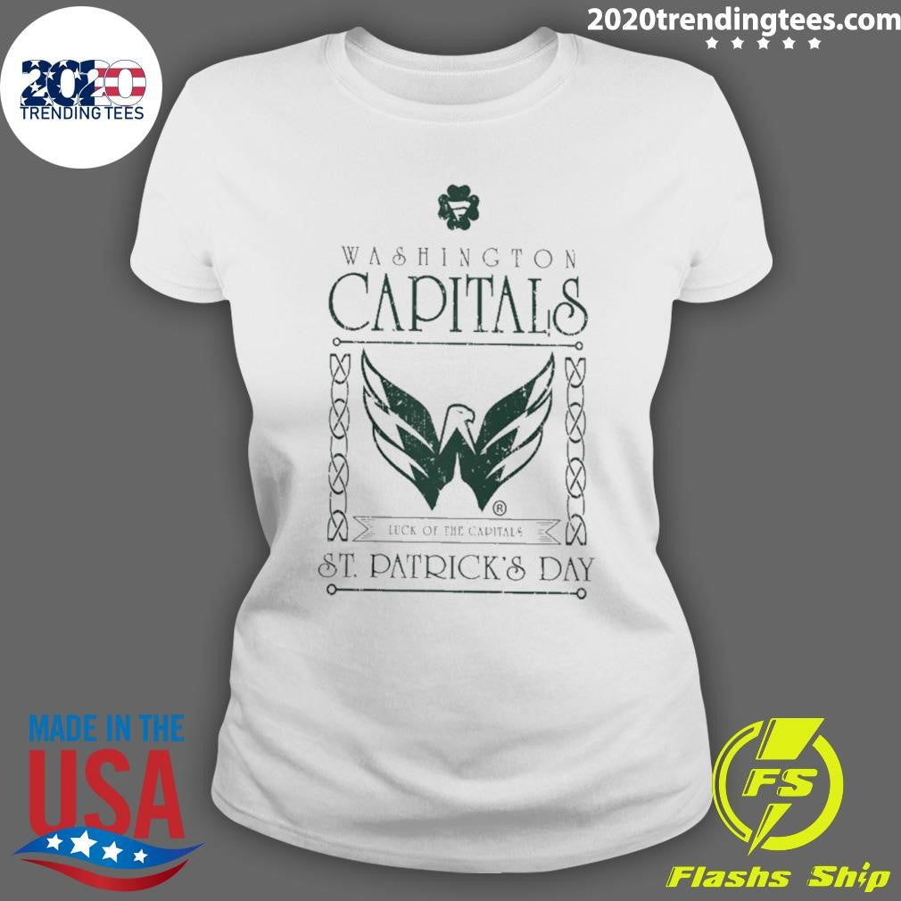 Washington Capitals Luck Of The Capitals St. Patrick’s Day Clover Shirt