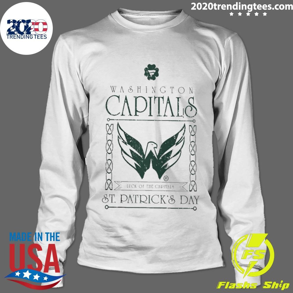 Washington Capitals Luck Of The Capitals St. Patrick’s Day Clover Shirt