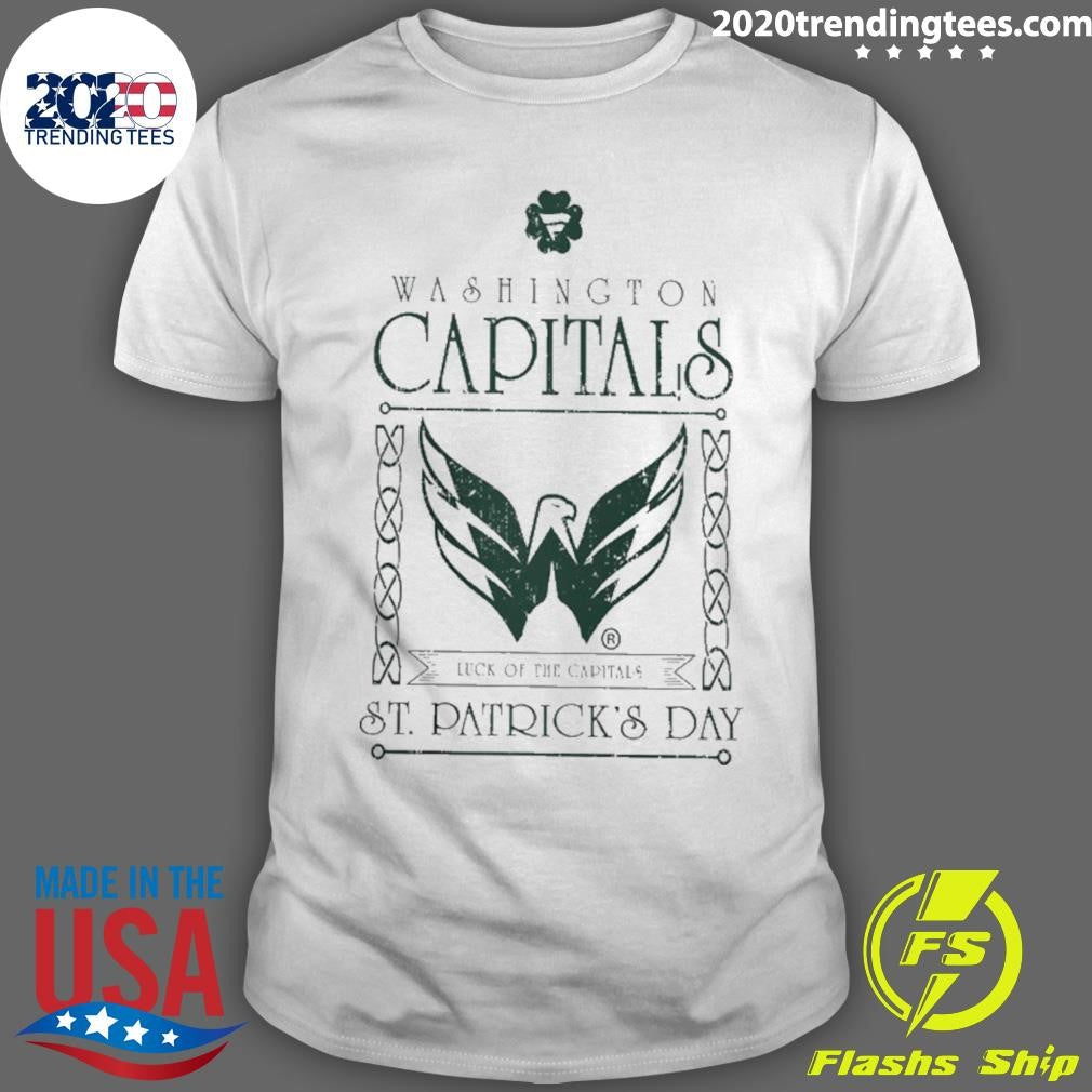 Washington Capitals Luck Of The Capitals St. Patrick’s Day Clover Shirt