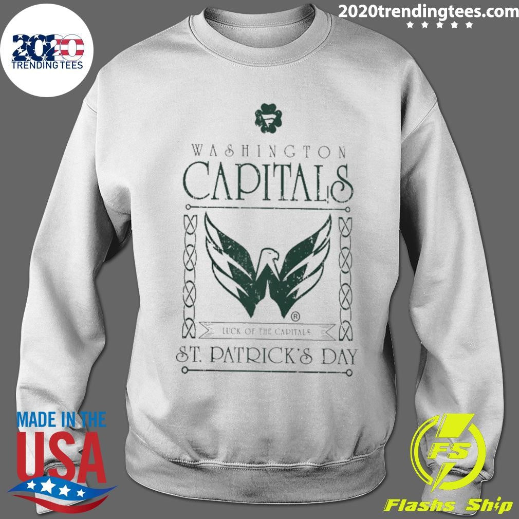 Washington Capitals Luck Of The Capitals St. Patrick’s Day Clover Shirt