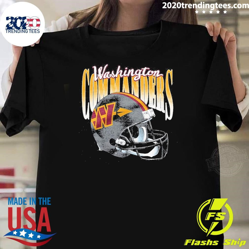 Washington Commanders Homage Toddler Gradient Helmet Tri-Blend Shirt