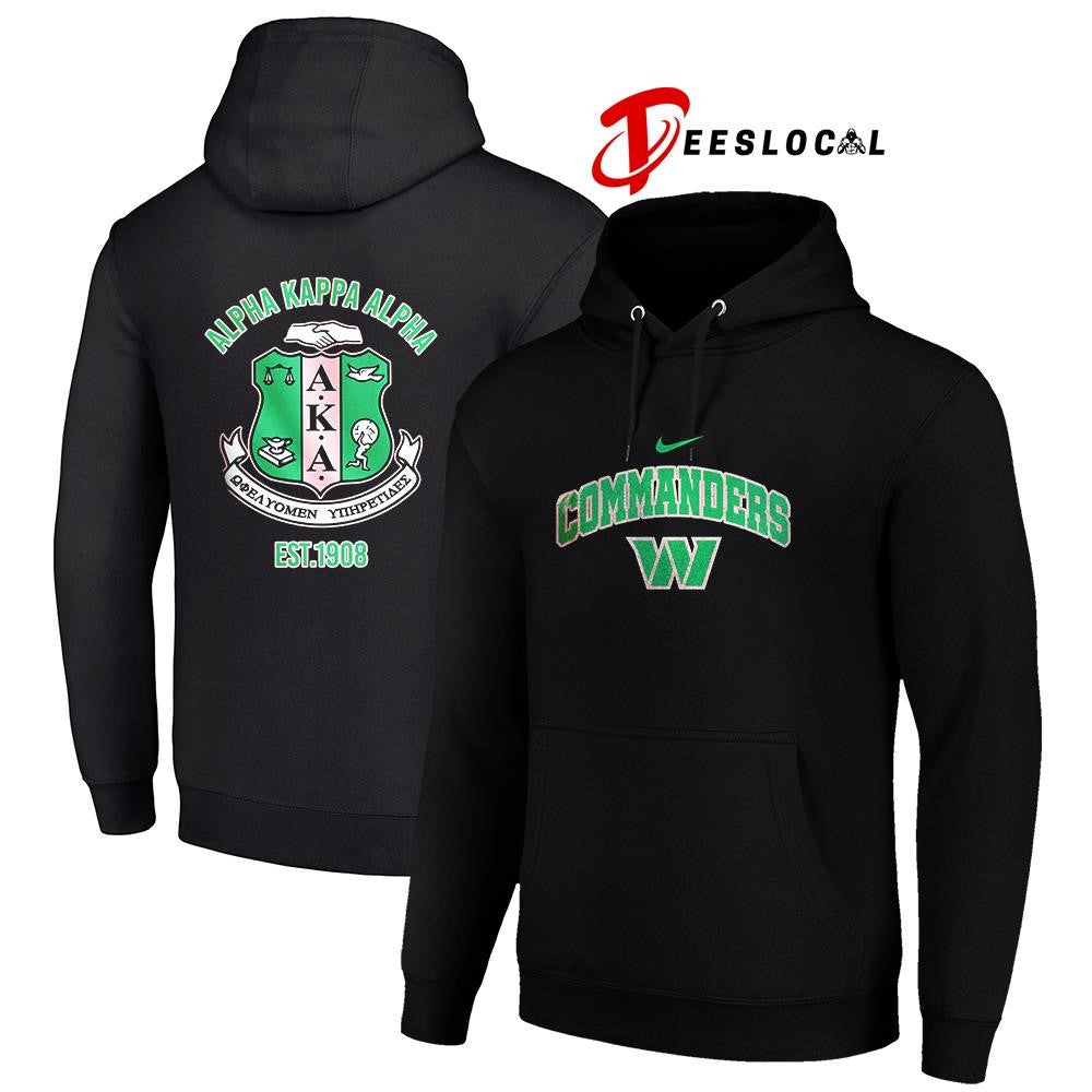 Washington Commanders x Alpha Kappa Alpha logo shirt