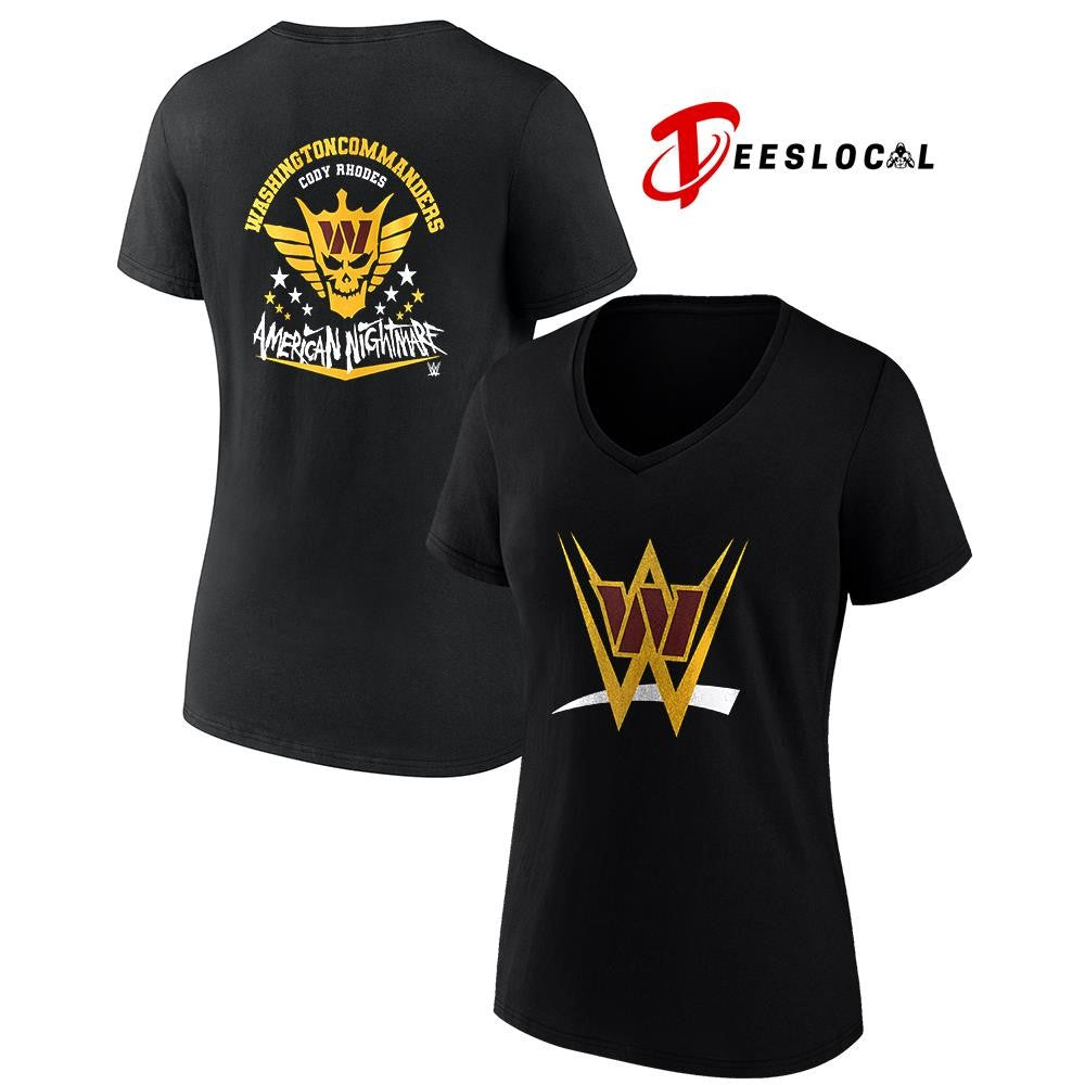 Washington Commanders x Cody Rhones American nightmare logo shirt