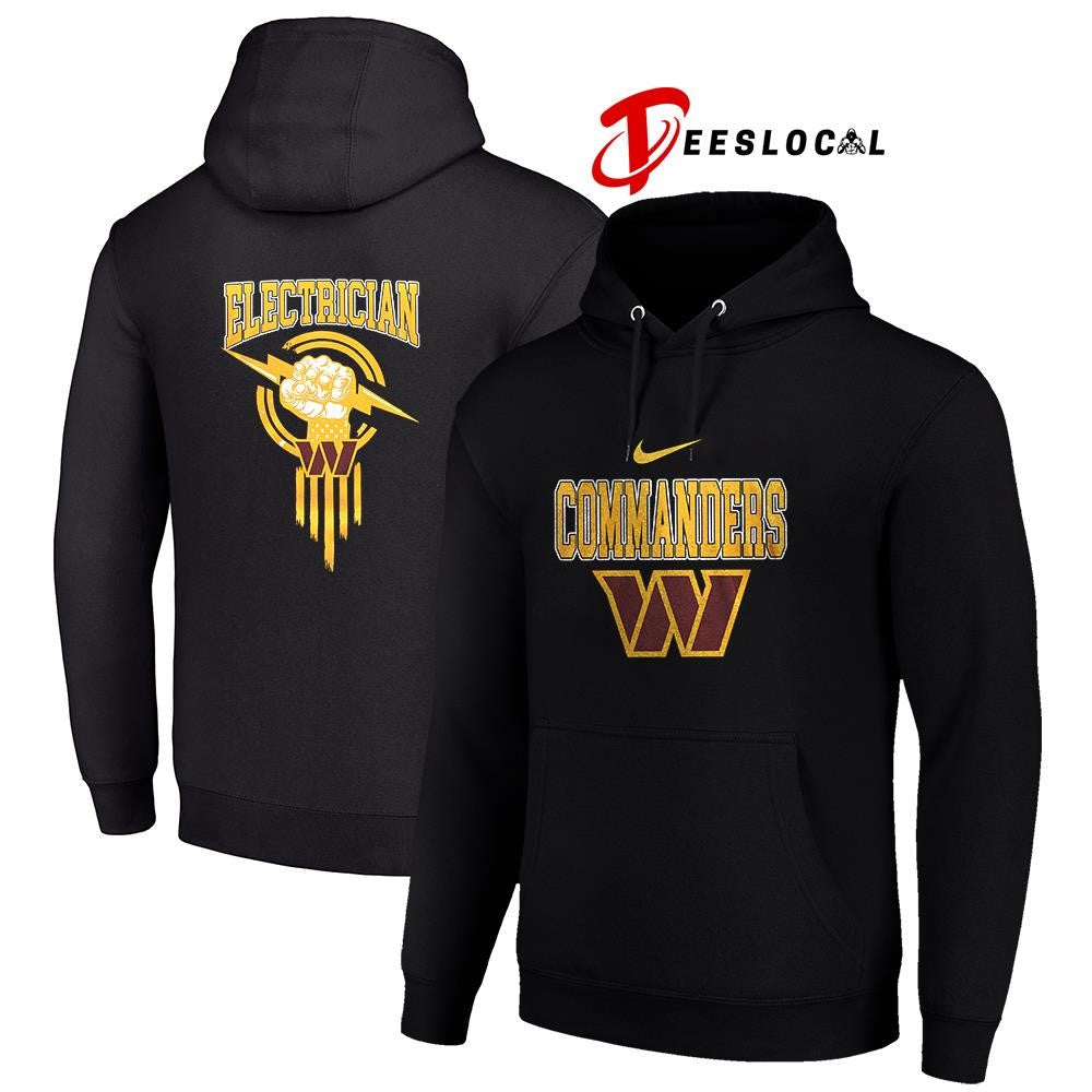 Washington Commanders x Electrician logo shirt