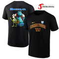 Washington Commanders x Monsters inc cartoon shirt
