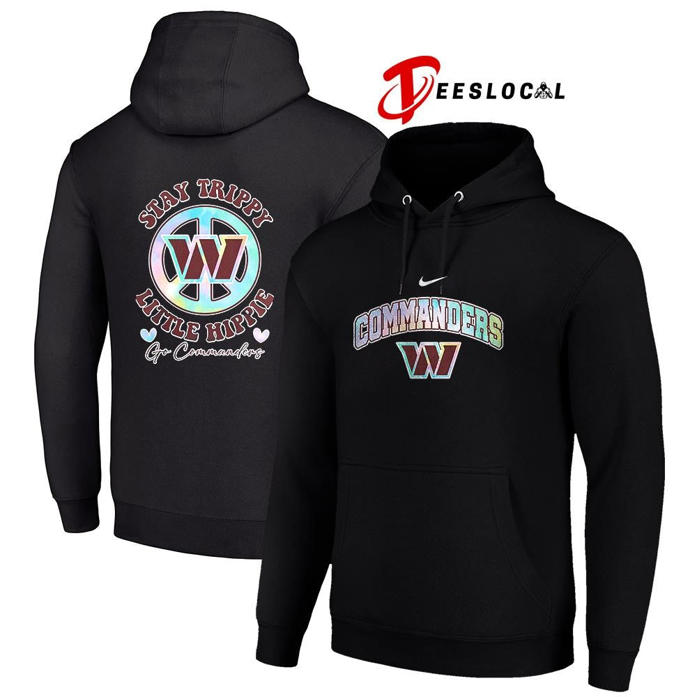 Washington Commanders x stay trippy little Hippie logo shirt