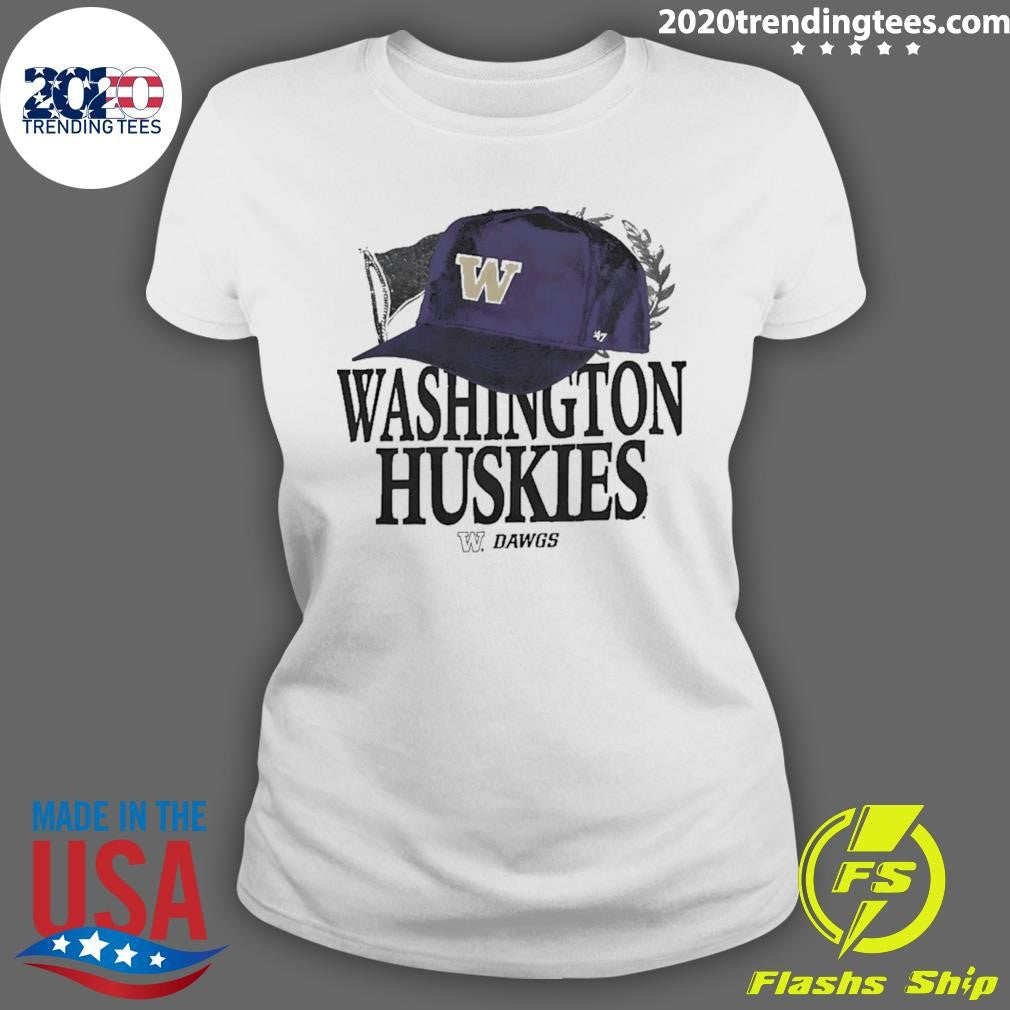 Washington Huskies Dawgs Hat Vintage Shirt