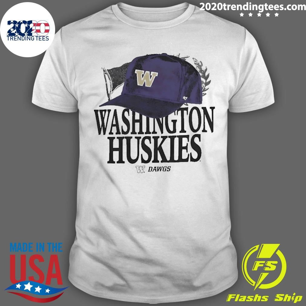 Washington Huskies Dawgs Hat Vintage Shirt