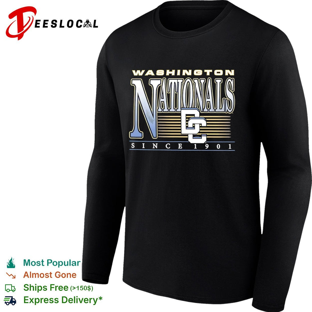 Washington Nationals Since 1901 DC Logo MLB Baseball Sport League Team Fan shirt