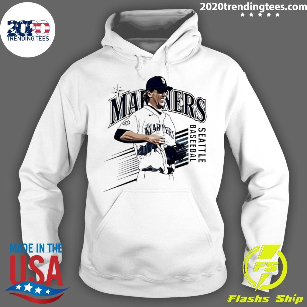 Watch Mariners Logan Gilbert Catch Baseball Caught In T-Shirt