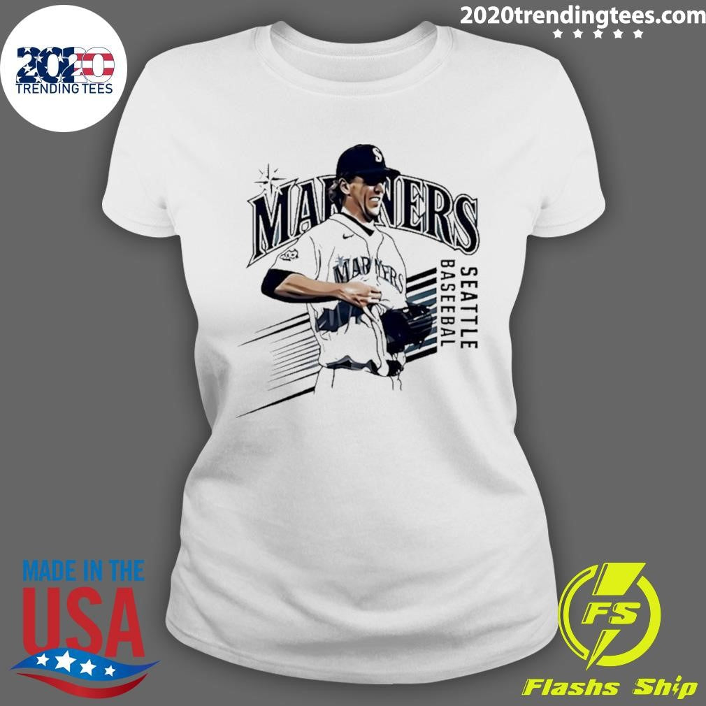 Watch Mariners Logan Gilbert Catch Baseball Caught In T-Shirt