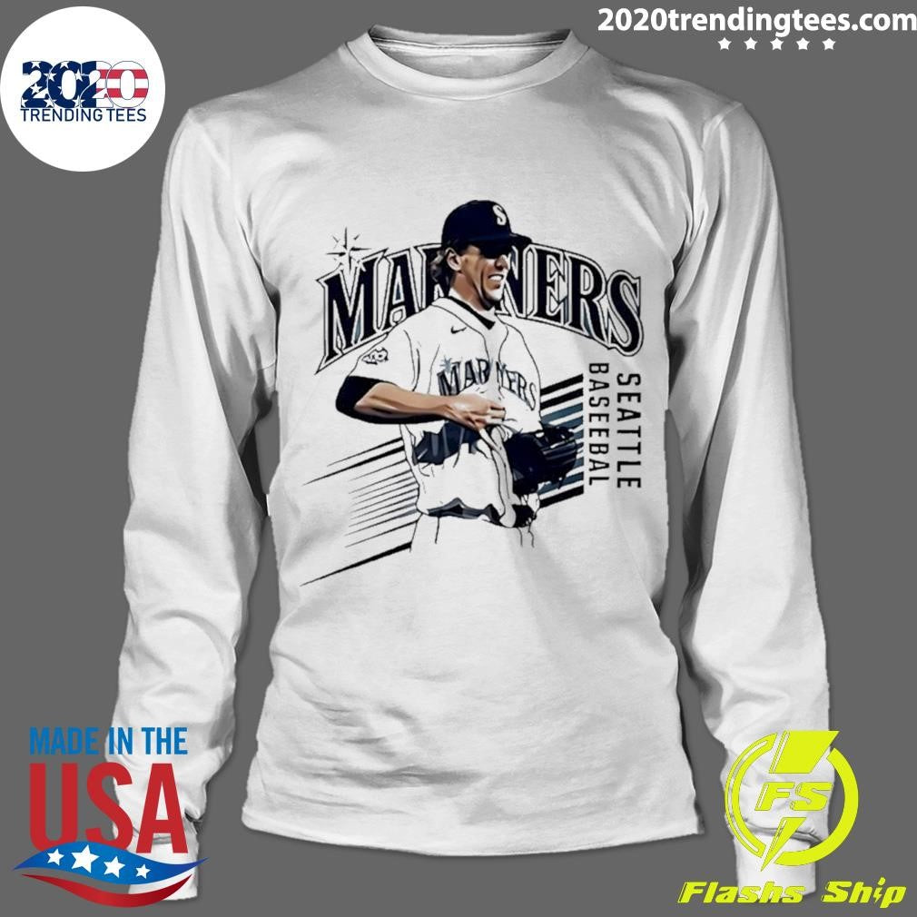 Watch Mariners Logan Gilbert Catch Baseball Caught In T-Shirt
