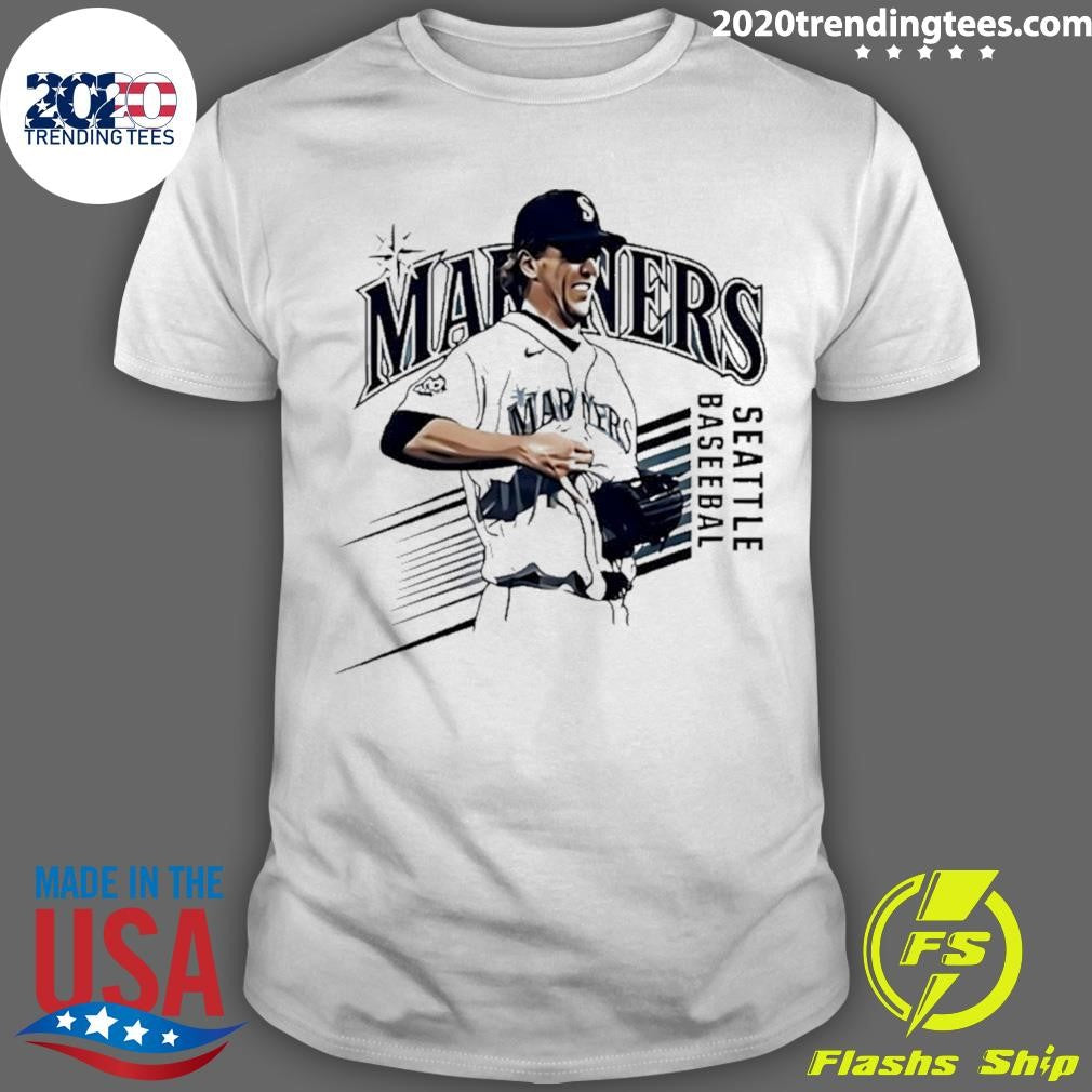 Watch Mariners Logan Gilbert Catch Baseball Caught In T-Shirt