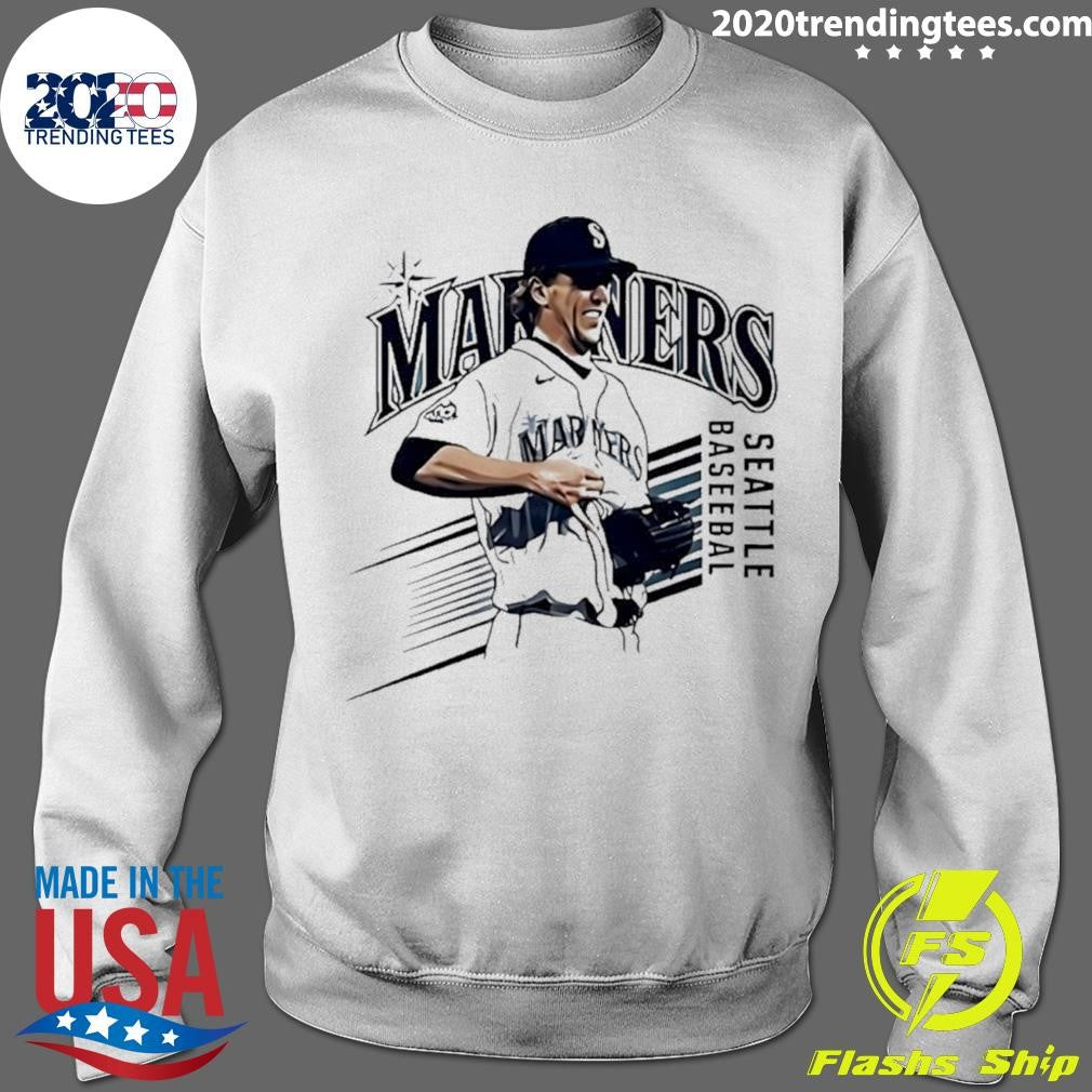 Watch Mariners Logan Gilbert Catch Baseball Caught In T-Shirt