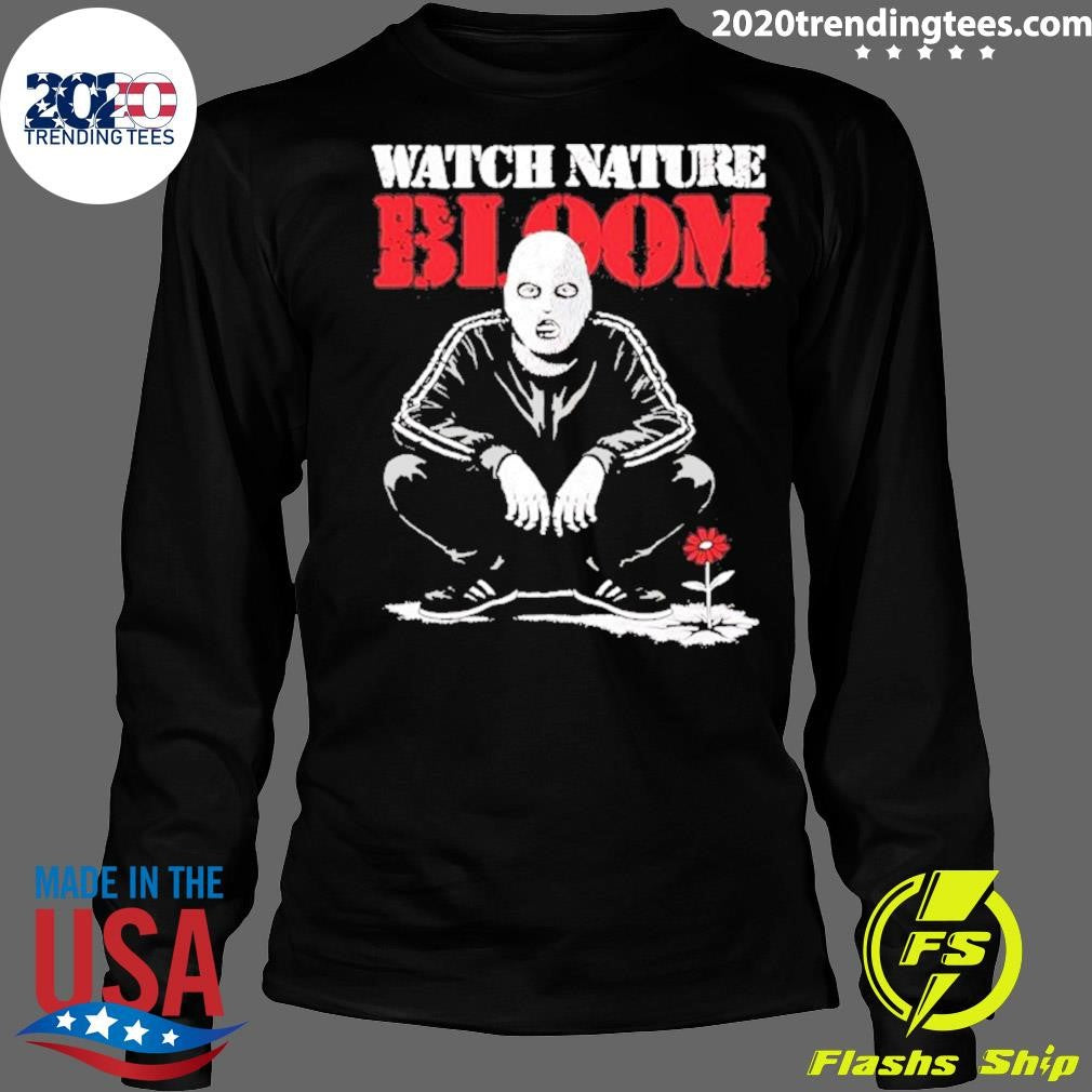 Watch Nature Bloom Squat Graffiti Spring Shirt
