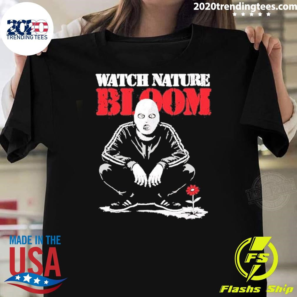 Watch Nature Bloom Squat Graffiti Spring Shirt