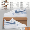 Wave to Earth The Pieces Tour Moonlight Wave Low Custom AF1 Shoes