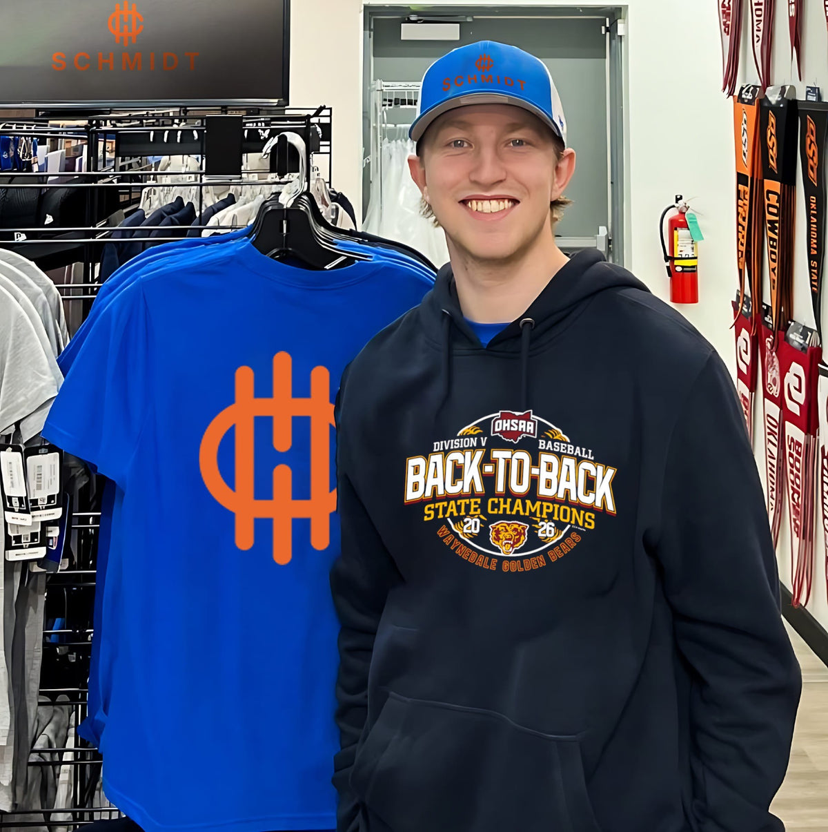 Waynedale Golden Bears 2026 OHSAA Baseball D5 Back-To-Back State Champions shirt