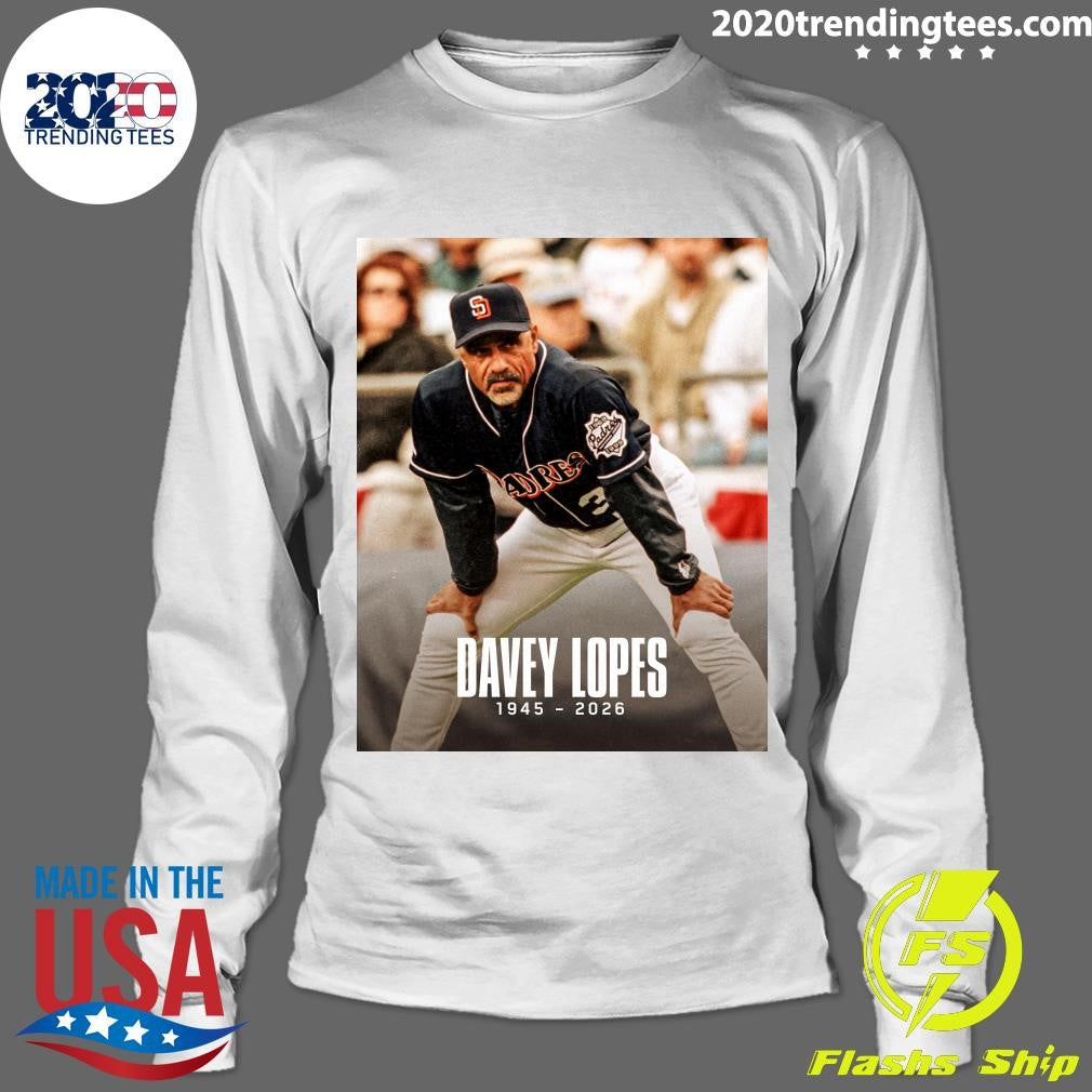 We Mourn The Loss Of Davey Lopes, Who Spent 8 Years Coaching For The Padres and Was Instrumental In The Success Of The ’98 Team Shirt