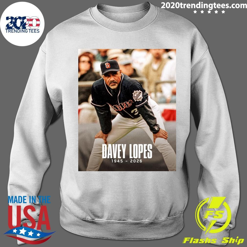We Mourn The Loss Of Davey Lopes, Who Spent 8 Years Coaching For The Padres and Was Instrumental In The Success Of The ’98 Team Shirt