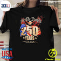We The People 250 Years 1776-2026 American Flag 4th Of July Shirt