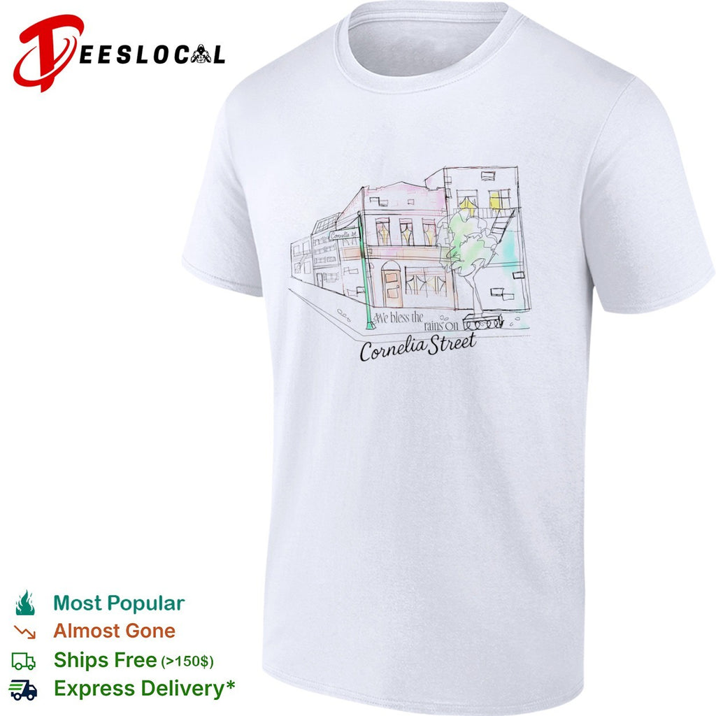 We bless the rains on Cornelia Street Taylor shirt